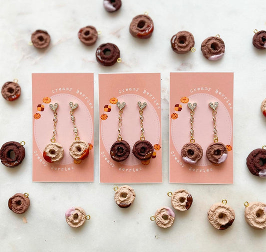 Old Fashioned Donuts Earrings